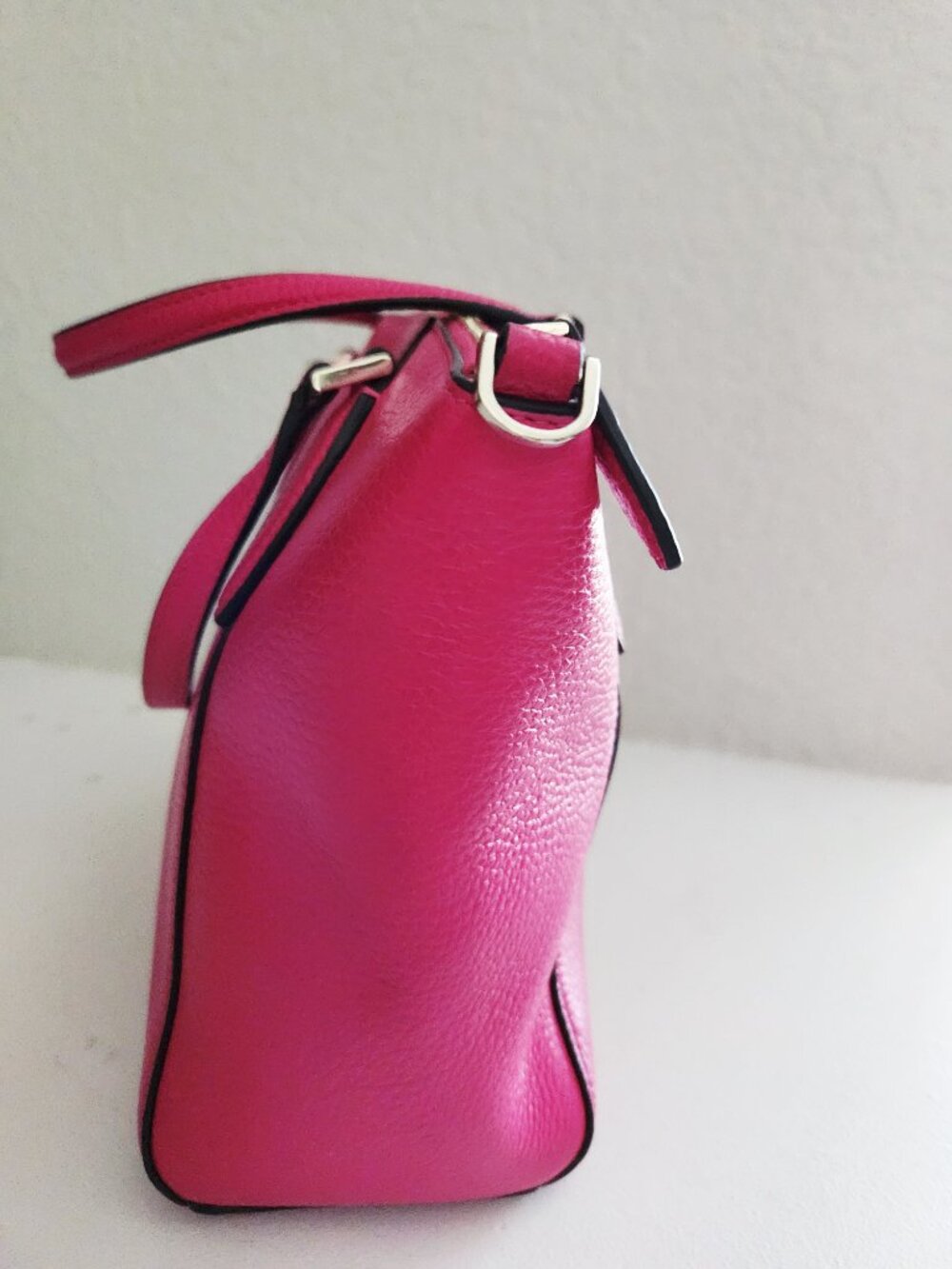 Nwt Kate Spade NY Pink Leather Shoulder Bag Purse - Picture 6 of 15